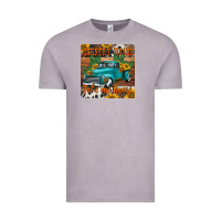Vintage Zinc country roads take me home truck coaster Vintage Tee - Jasminsmagicworld