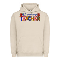 Pigment French Oak all american teacher Urban Hoodie - Artiststas