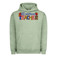 Pigment Oil Green all american teacher Urban Hoodie - Artiststas