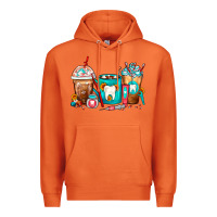 Carrot Dentist Coffee Cups Premium Hoodie - FaDigitalArtStudio