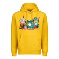 Lemon Dentist Coffee Cups Premium Hoodie - FaDigitalArtStudio