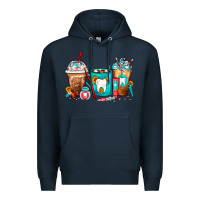 Navy Dentist Coffee Cups Premium Hoodie - FaDigitalArtStudio