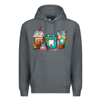 Rock Dentist Coffee Cups Premium Hoodie - FaDigitalArtStudio