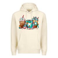 Sandshell Dentist Coffee Cups Premium Hoodie - FaDigitalArtStudio