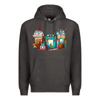 Smoke Dentist Coffee Cups Premium Hoodie - FaDigitalArtStudio