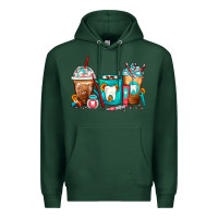 Sports Green Dentist Coffee Cups Premium Hoodie - FaDigitalArtStudio