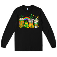 Black st patricks day coffee Long Sleeve Tee - Jasminsmagicworld