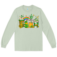 Matcha st patricks day coffee Long Sleeve Tee - Jasminsmagicworld