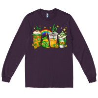 Plum st patricks day coffee Long Sleeve Tee - Jasminsmagicworld