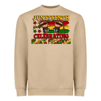 Mushroom juneteenth celebrating black freedom Heavyweight Sweatshirt - CowGirlArtShop