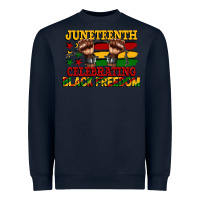 Juneteenth Celebrating Black Freedom Heavyweight Sweatshirt | Teevron