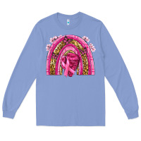 Colony Blue breast cancer rainbow Long Sleeve Tee - NancyCooperArtShop