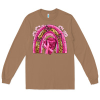 Toasted Coconut breast cancer rainbow Long Sleeve Tee - NancyCooperArtShop