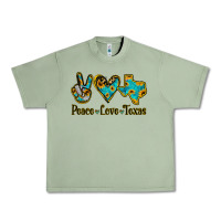 Oil Green Peace Love Texas Urban Heavy Tee - Bettercallsaul