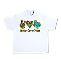 White Peace Love Texas Urban Heavy Tee - Bettercallsaul