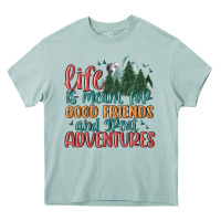 Arona life is meant for good friends and great adventure Heavy Core Tee - MaliasSmallBusiness