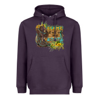 Plum Blame It All On My Boots Heavyweight Hoodie - FaDigitalArtStudio