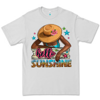 Dove Grey hello sunshine Premium Tee - NancyCooperArtShop