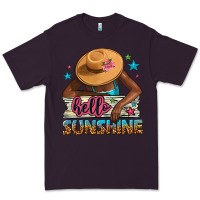 Plum hello sunshine Premium Tee - NancyCooperArtShop