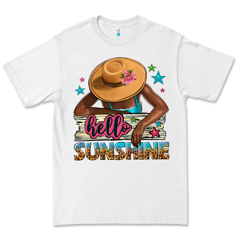 Hello Sunshine Premium Tee by NancyCooperArtShop | Teevron
