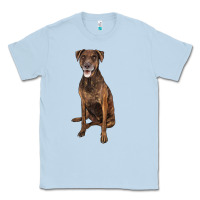 Dusty Blue plott hound Classic Tee - LillyAllenDesigns