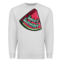 Dove Grey sweet summer watermelon 1 Premium Sweatshirt - BundleAndBundleShop