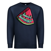 Navy sweet summer watermelon 1 Premium Sweatshirt - BundleAndBundleShop
