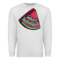 Oatmeal Heather sweet summer watermelon 1 Premium Sweatshirt - BundleAndBundleShop