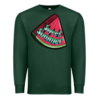 Sports Green sweet summer watermelon 1 Premium Sweatshirt - BundleAndBundleShop