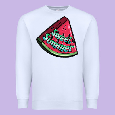 Sweet Summer Watermelon 1 Premium Sweatshirt Designed By Bundleandbundleshop