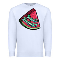 White sweet summer watermelon 1 Premium Sweatshirt - BundleAndBundleShop