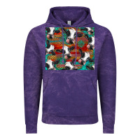 Cloud Purple holstein cows with gemstone Vintage Hoodie - BarkalooDesign