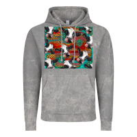 Cloud Rock holstein cows with gemstone Vintage Hoodie - BarkalooDesign