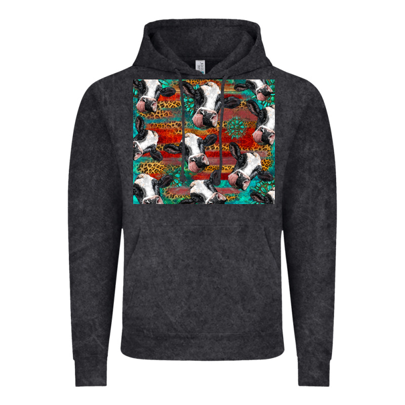 Holstein Cows With Gemstone Vintage Hoodie by BarkalooDesign | Teevron