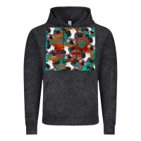 Vintage Black holstein cows with gemstone Vintage Hoodie - BarkalooDesign