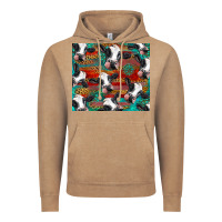 Vintage Coffee holstein cows with gemstone Vintage Hoodie - BarkalooDesign