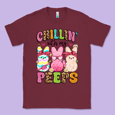 Chillin' With My Peeps Classic Tee Designed By Artiststas