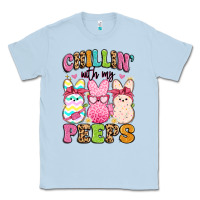 Dusty Blue chillin' with my peeps Classic Tee - Artiststas