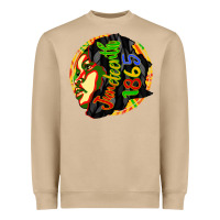 Mushroom juneteenth 1865 Heavyweight Sweatshirt - CowGirlArtShop