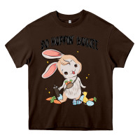 Chocolate Brown so hoppin boujee easter bunny  belt bag ins Heavy Core Tee - MaliasSmallBusiness