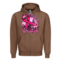 Chestnut Refuse to sink Cancer Zipper Hoodie - FaDigitalArtStudio