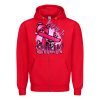 Red Refuse to sink Cancer Zipper Hoodie - FaDigitalArtStudio