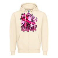 Sandshell Refuse to sink Cancer Zipper Hoodie - FaDigitalArtStudio