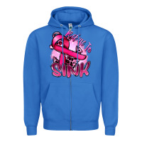 True Royal Refuse to sink Cancer Zipper Hoodie - FaDigitalArtStudio