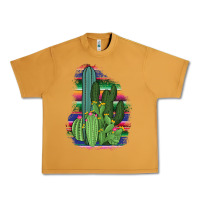 Peanut Butter Western Serape Cactus Urban Heavy Tee - Bettercallsaul