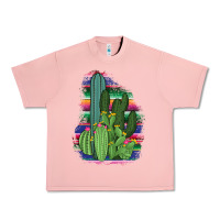 Salmon Western Serape Cactus Urban Heavy Tee - Bettercallsaul
