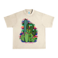 Sandshell Western Serape Cactus Urban Heavy Tee - Bettercallsaul
