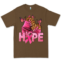 Cacao Hope Breast Cancer nails Premium Tee - NancyCooperArtShop