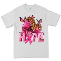 Dove Grey Hope Breast Cancer nails Premium Tee - NancyCooperArtShop