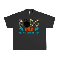 Pigment Black dads with beards are better Urban Heavy Tee - JahusDesignShop